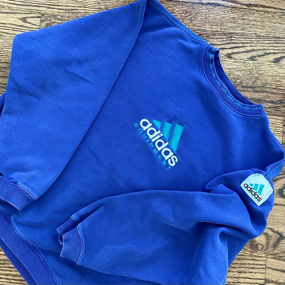 Vintage Adidas Equipment Sweatshirt - Best fits size S.